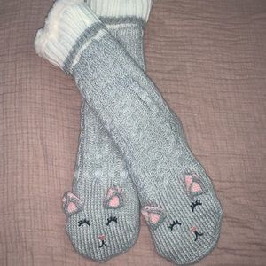 Adorable fuzzy socks
